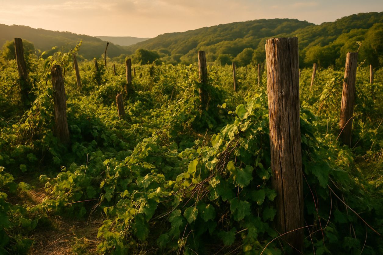 Vignobles oubliés près de Bordeaux
