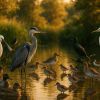 Réserve du Teich : paradis des oiseaux près Bordeaux