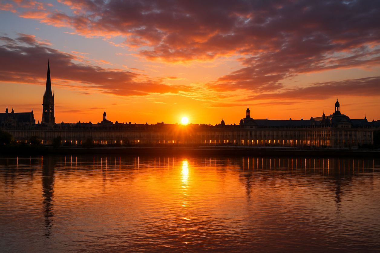 Couchers de soleil à Bordeaux : top spots