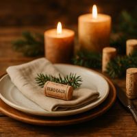Déco de Noël : liège de vigne DIY Bordeaux