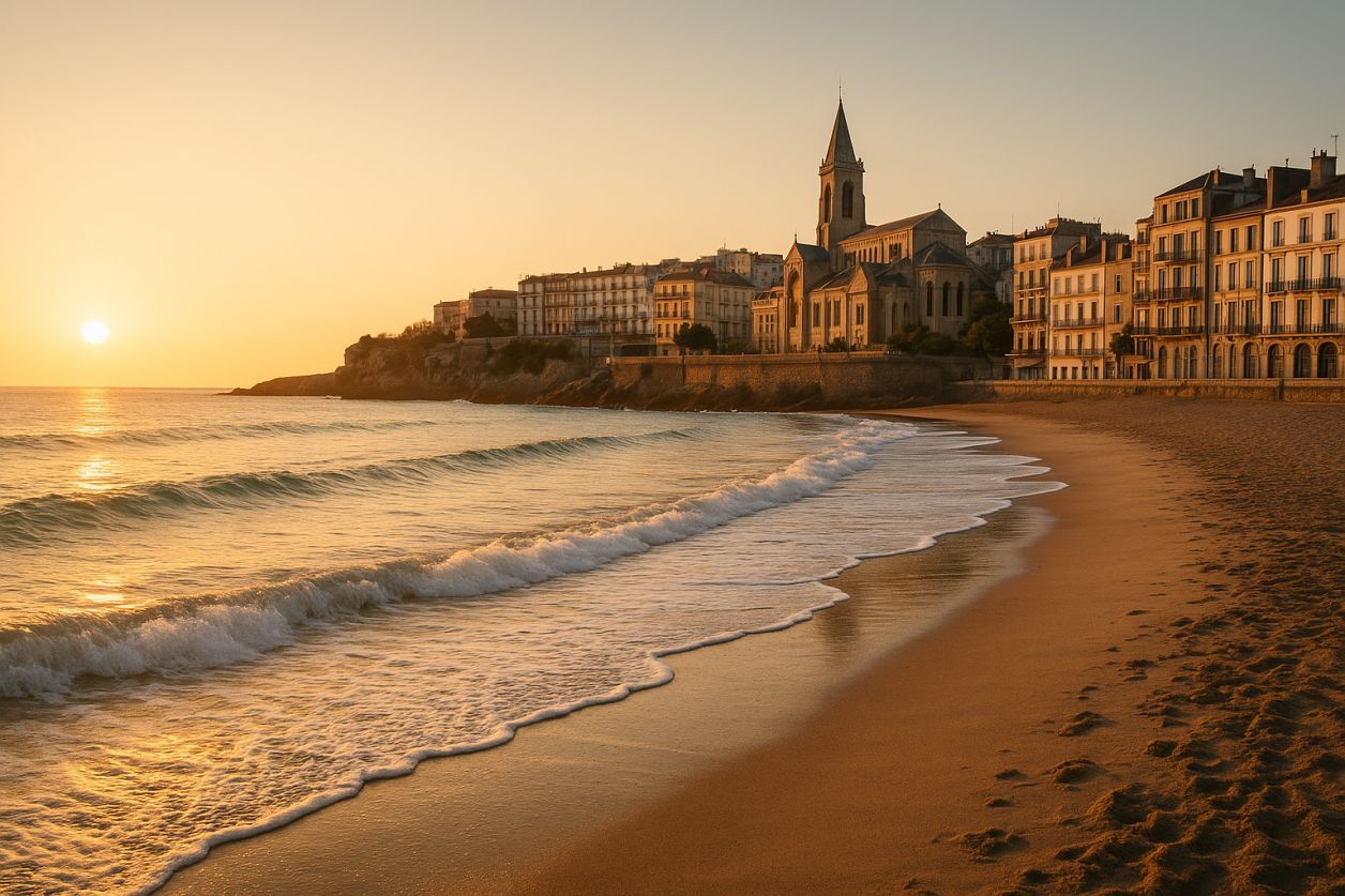 Quelle ville française touche la mer ?