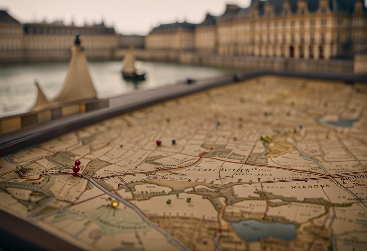 Carte historique de Bordeaux, ultra détaillée en 4k