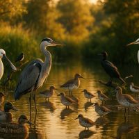 Réserve du Teich : paradis des oiseaux près Bordeaux