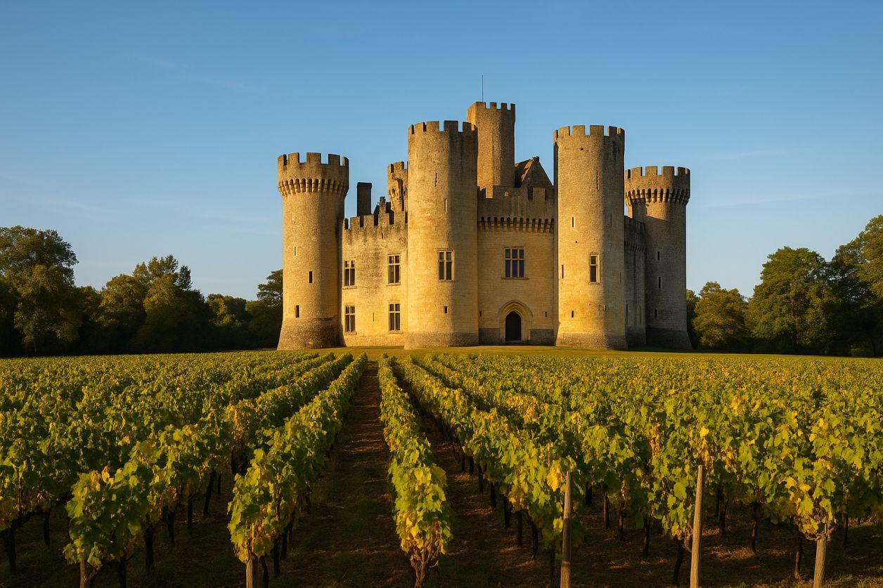 Le château fort de roquetaillade à voir