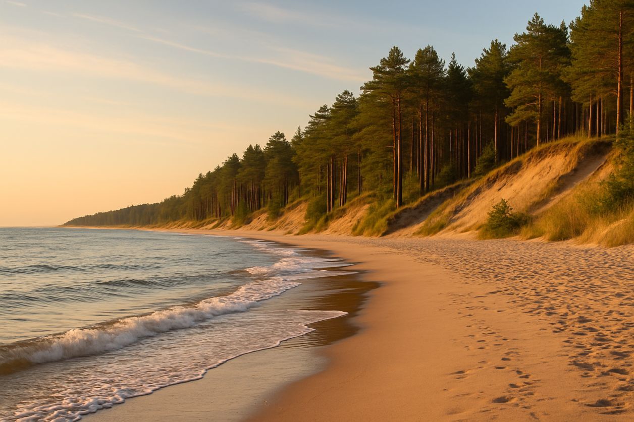 La plage du Petit Nice près de Bordeaux