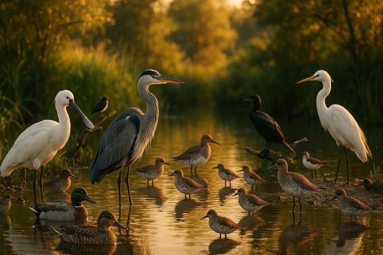 Réserve du Teich : paradis des oiseaux près Bordeaux