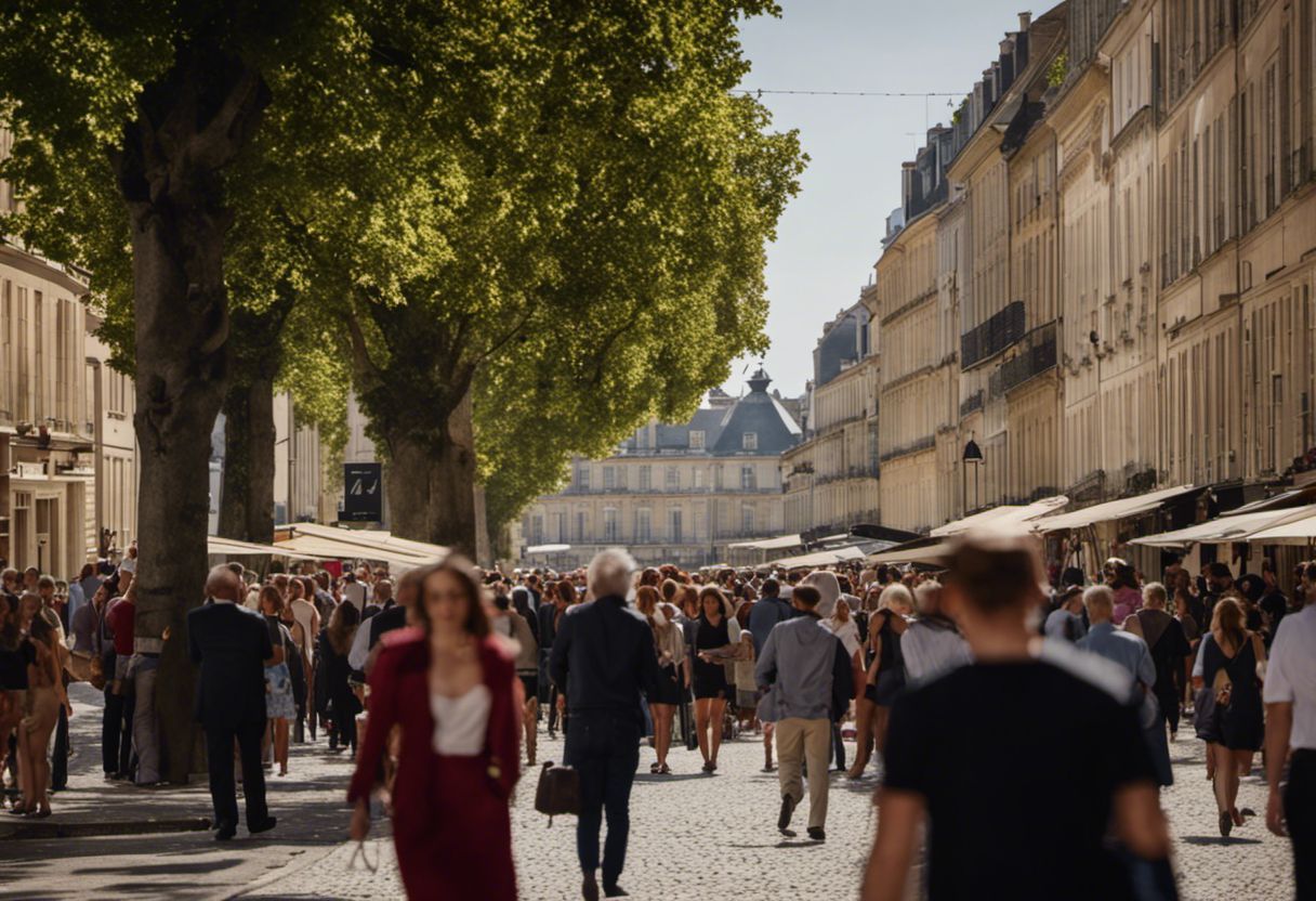 Ambiance professionnelle, rues détaillées en 4k