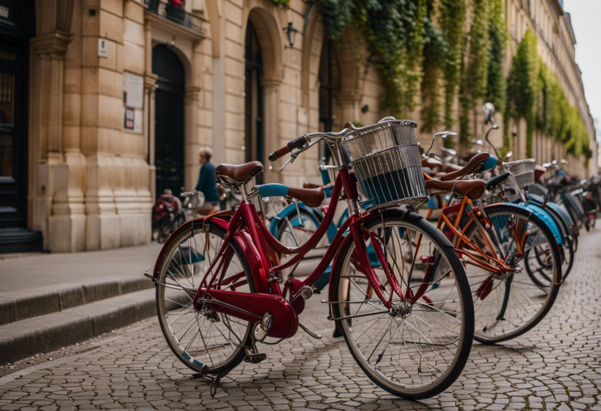 Bordeaux streets come alive with vibrant, professional bikes.